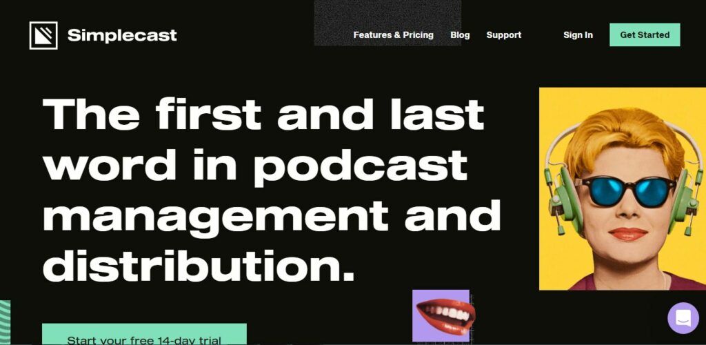 simplecast podcast hosting sites