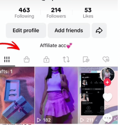 how to find a tiktok shop on a creator’s profile