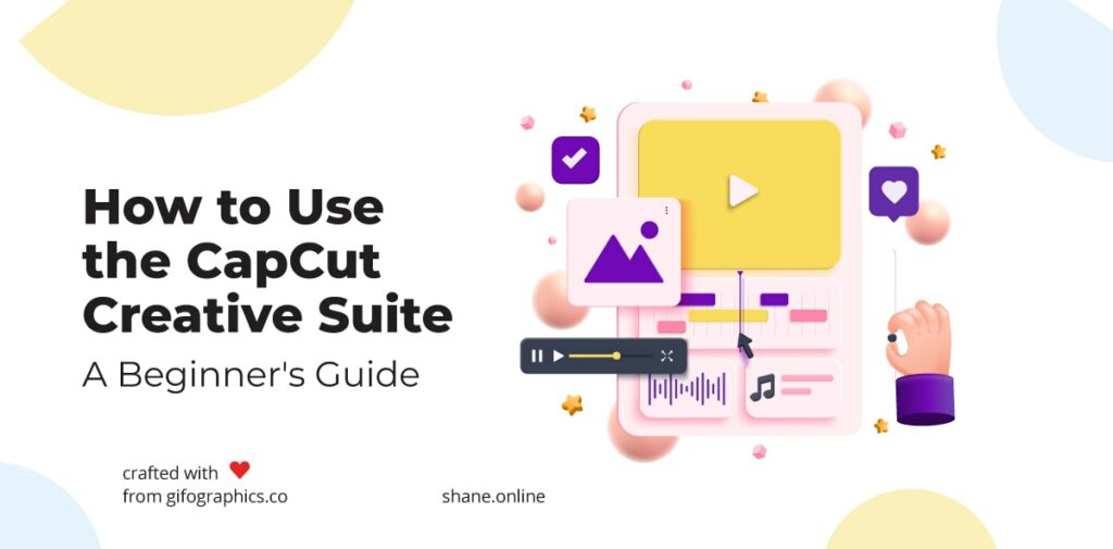 how to use the capcut creative suite - a beginner's guide