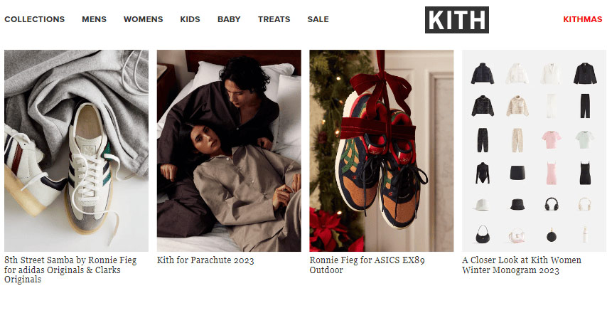 kith’s shopify product catalog