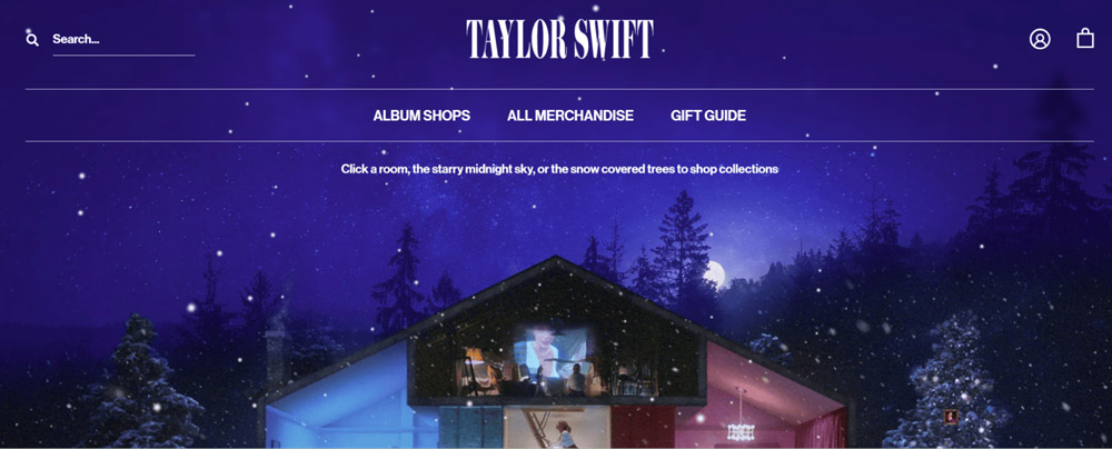 taylor swift store shopify store