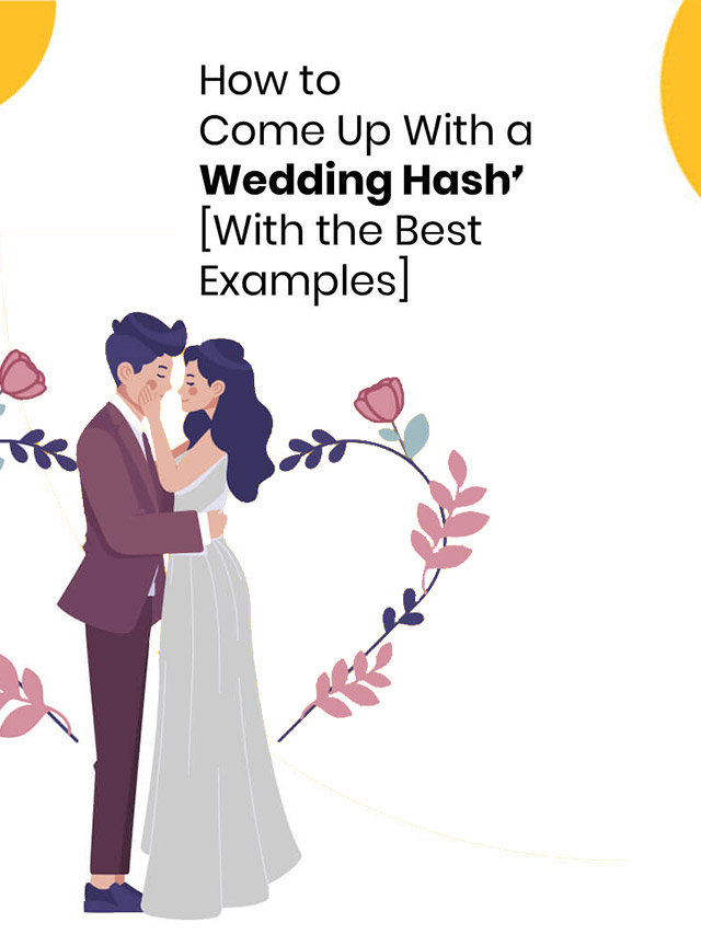 how to come up with a wedding hashtag