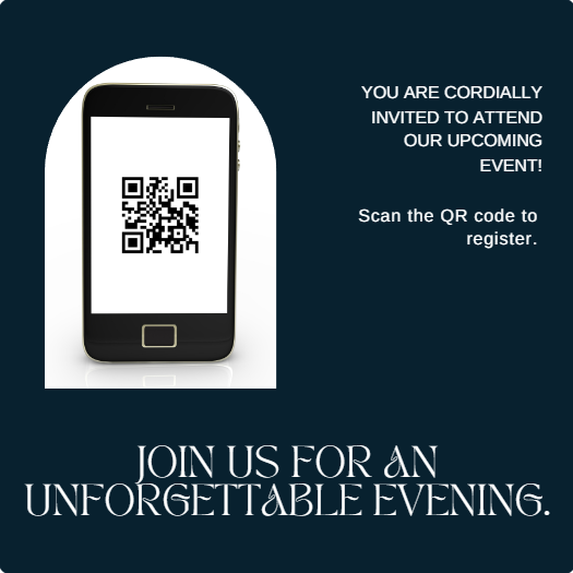 qr code in an invitation example