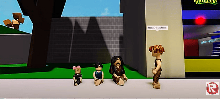 Roblox game in the metaverse